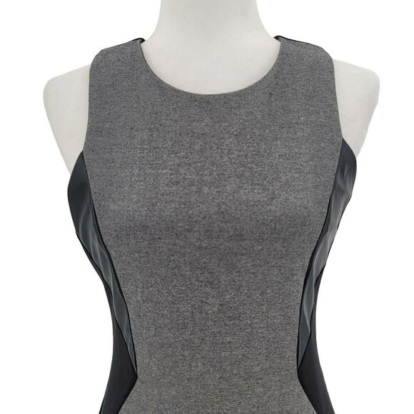 NWT Pink Martini Hally Sleeveless Colorblock Charcoal Dress Womens Small - Picture 2 of 12